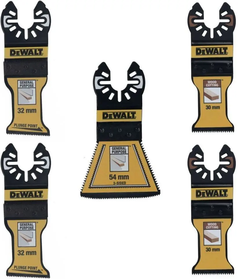 Set accesorii pentru instrument multifunctional Dewalt DT20777-QZ