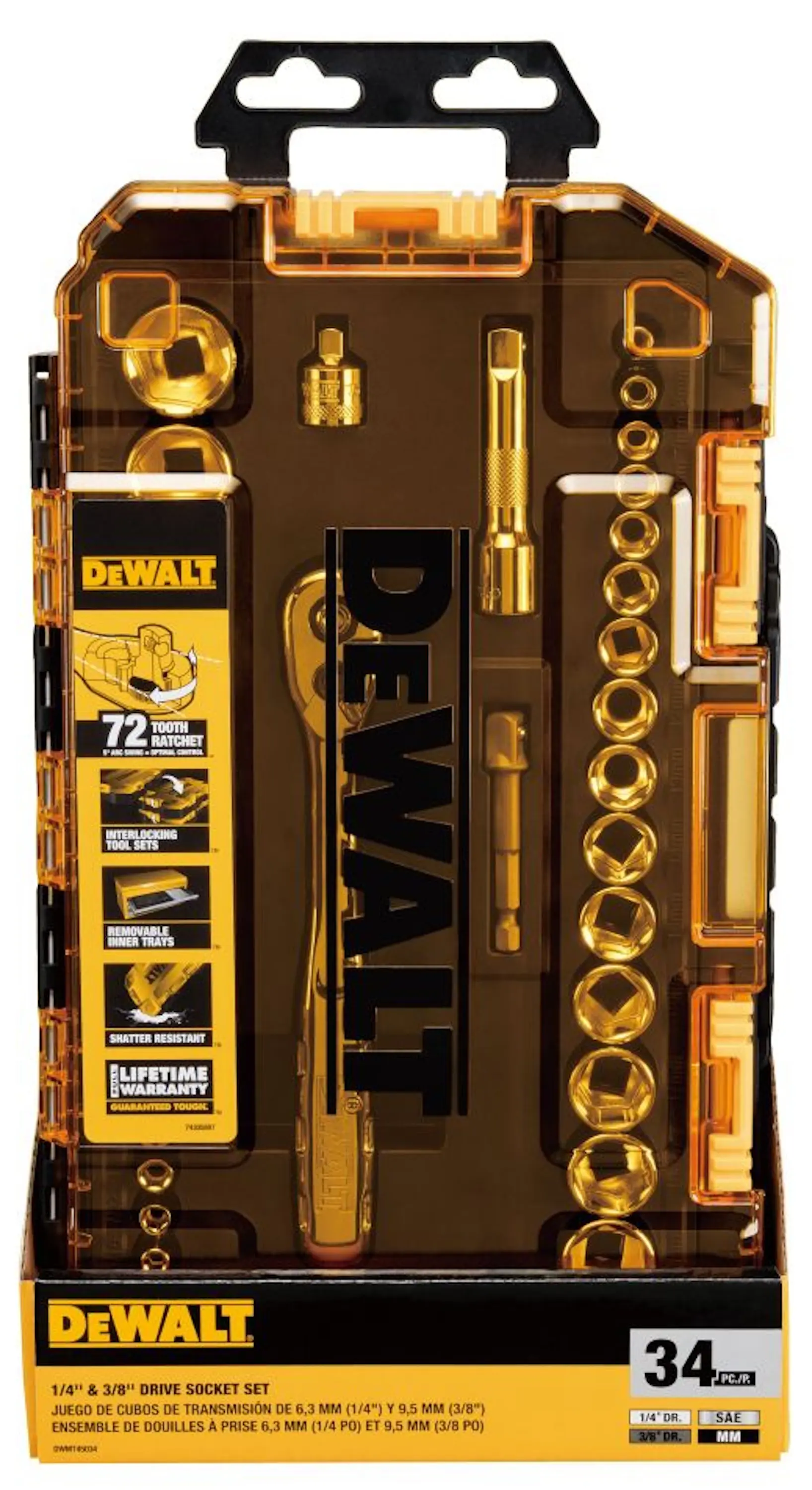 Set chei tubulare Dewalt DWMT45034-0 - 3