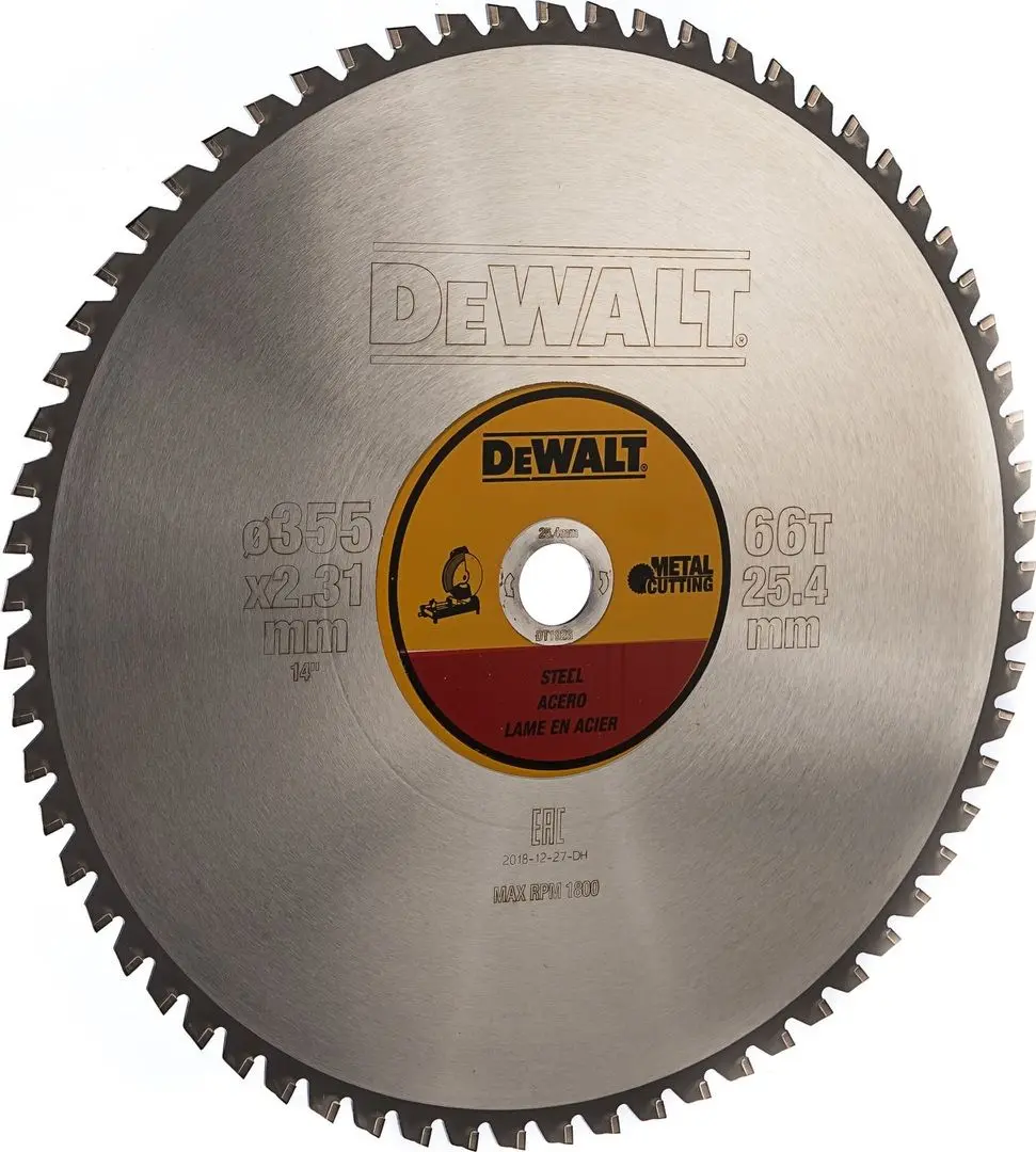 Disc circular Dewalt DT1926-QZ 355x25.4mm