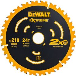 Пильный диск Dewalt Extreme CSB DT20432-QZ 210x30mm