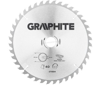 Disc circular Graphite 57H684 250x30mm