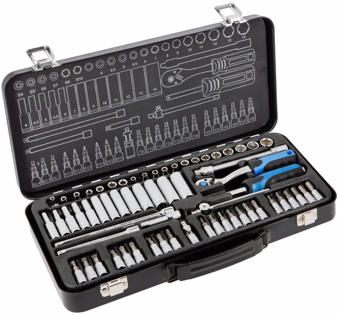 Set biti si capete tubulare Hoegert HT1R486