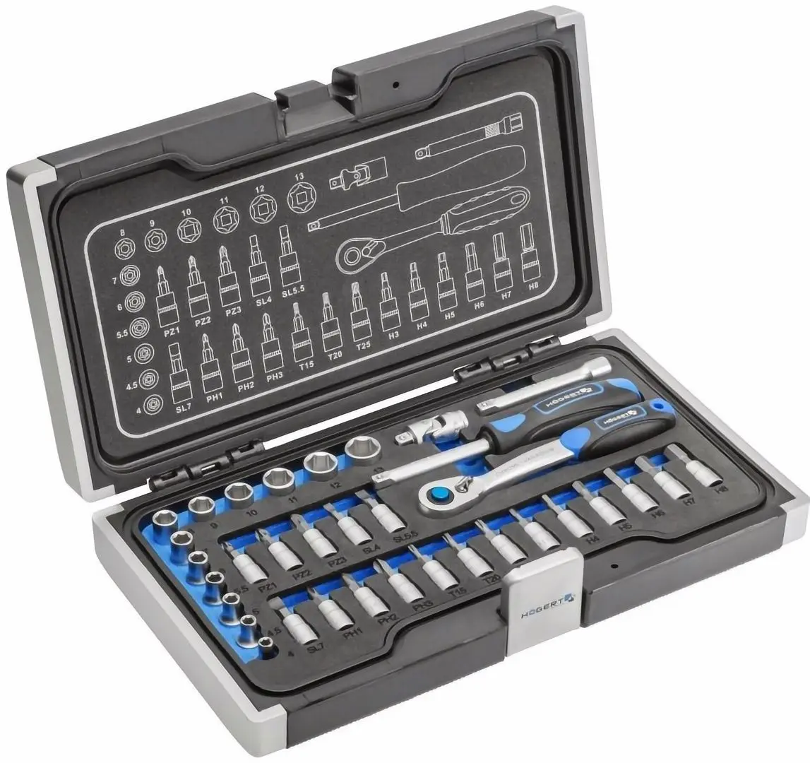 Set chei tubulare Hoegert HT1R464