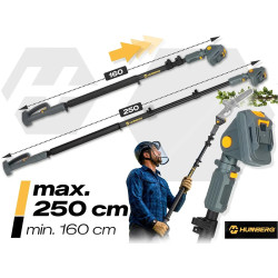 Tijă telescopică pentru mini-ferăstrău Humberg HM-422 542200 (Black/Grey) Thumb
