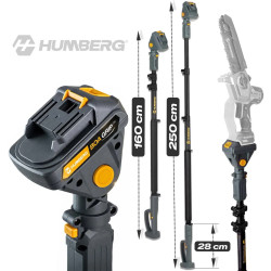 Tijă telescopică pentru mini-ferăstrău Humberg HM-422 542200 (Black/Grey) Thumb