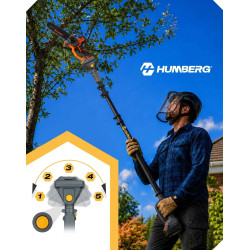 Tijă telescopică pentru mini-ferăstrău Humberg HM-422 542200 (Black/Grey) Thumb