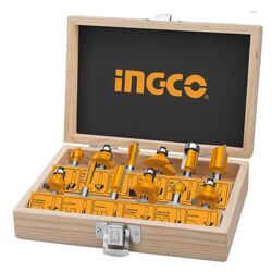 Set de freze pentru lemn Ingco AKRT1221