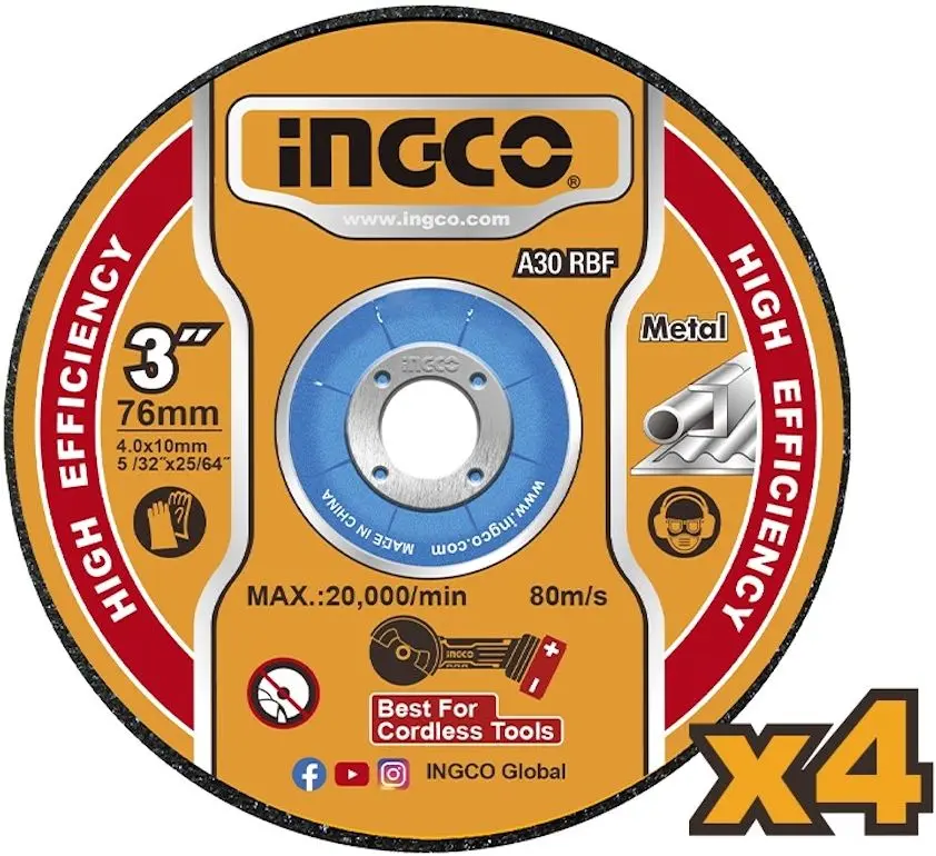 Set de discuri circulare Ingco MCD07630