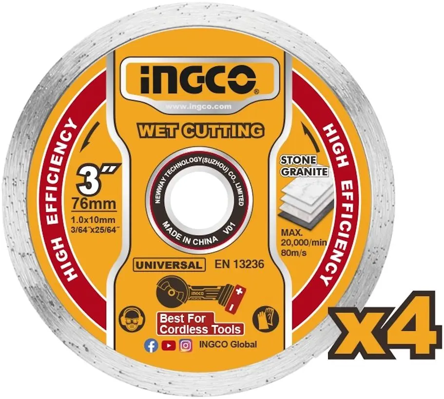 Set de discuri circulare Ingco MCD07630