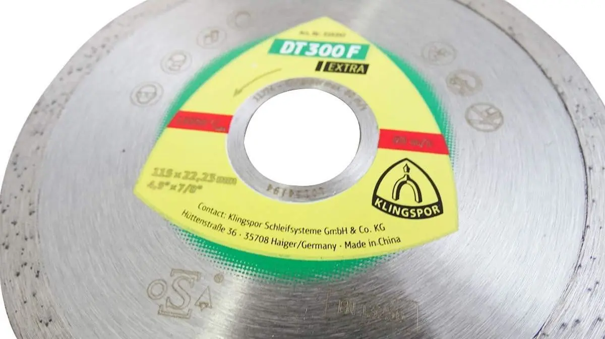 Disc diamantat Klingspor Extra DT 300 F 325357 115х22.2mm