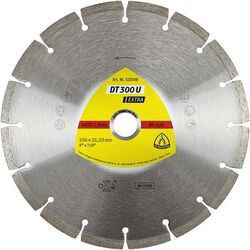 Disc diamantat Klingspor Extra DT 300 U 125x1.6x22mm
