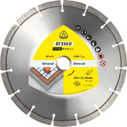 Disc diamantat Klingspor Extra DT 300 U 230x2.3x22mm Thumb