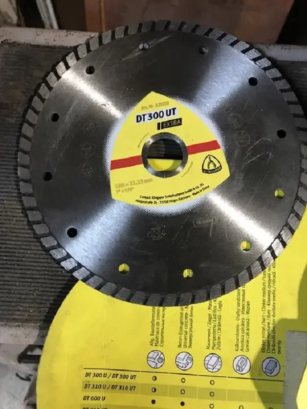 Disc diamantat Klingspor Extra DT 300 UT 125x1.9x22mm