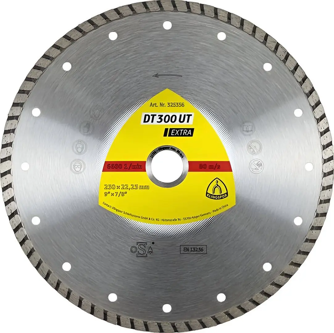 Disc diamantat Klingspor Extra DT 300 UT 125x1.9x22mm