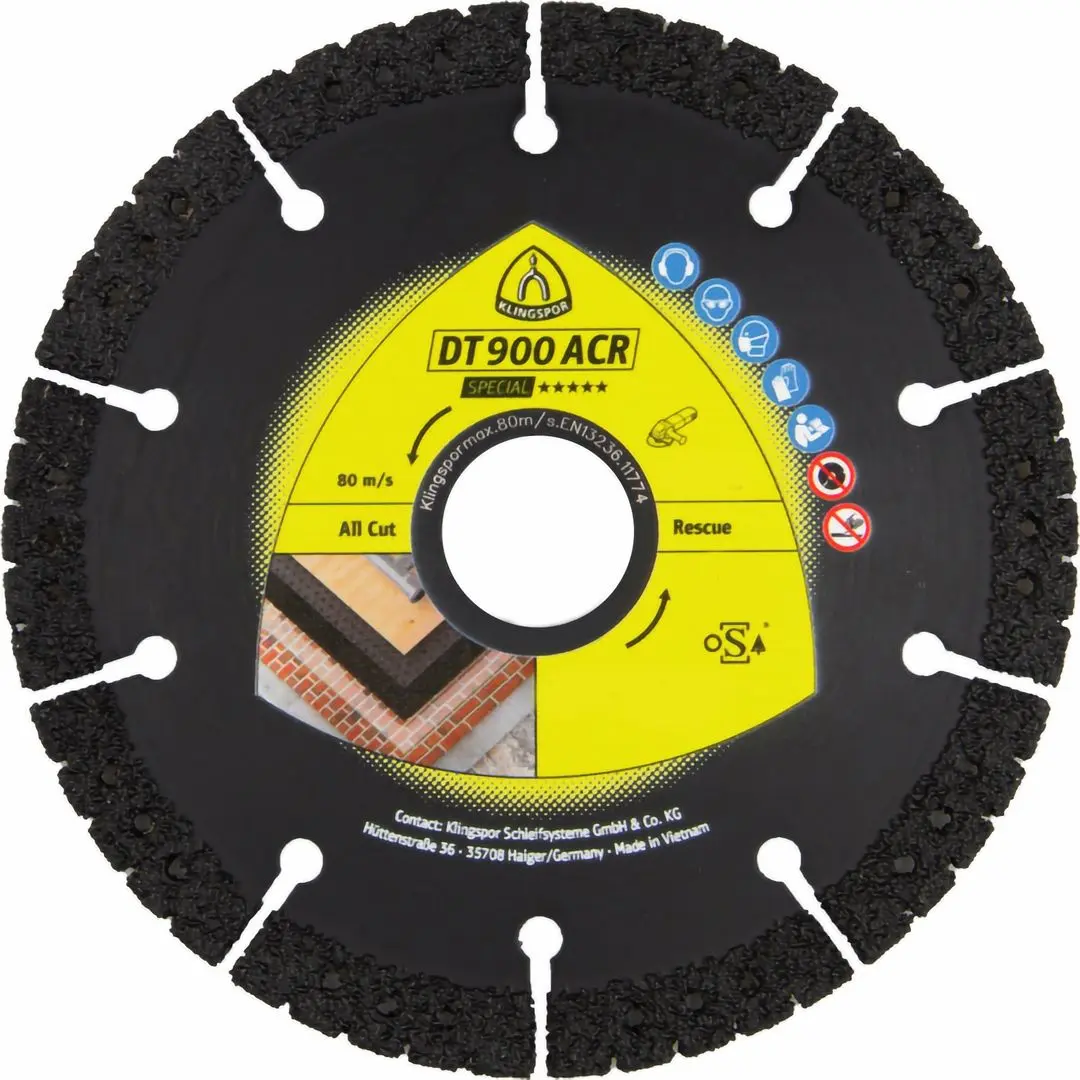 Disc diamantat Klingspor Special DT 900 ACR 355725 230x3.1x22 mm
