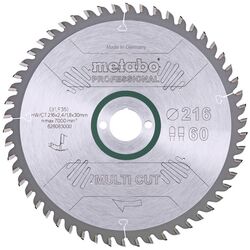 Disc circular Metabo Multi Cut Professional 216x30 628083000