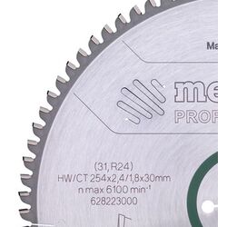 Disc circular Metabo Multi Cut Professional 254x30 628093000 Thumb