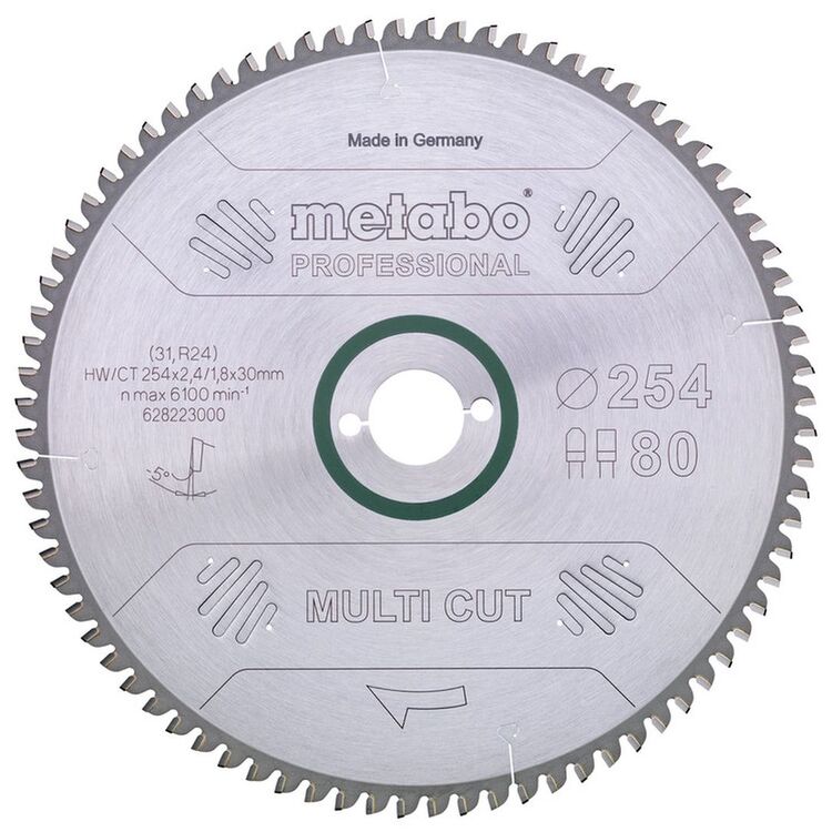 Disc circular Metabo Multi Cut Professional 254x30 628093000