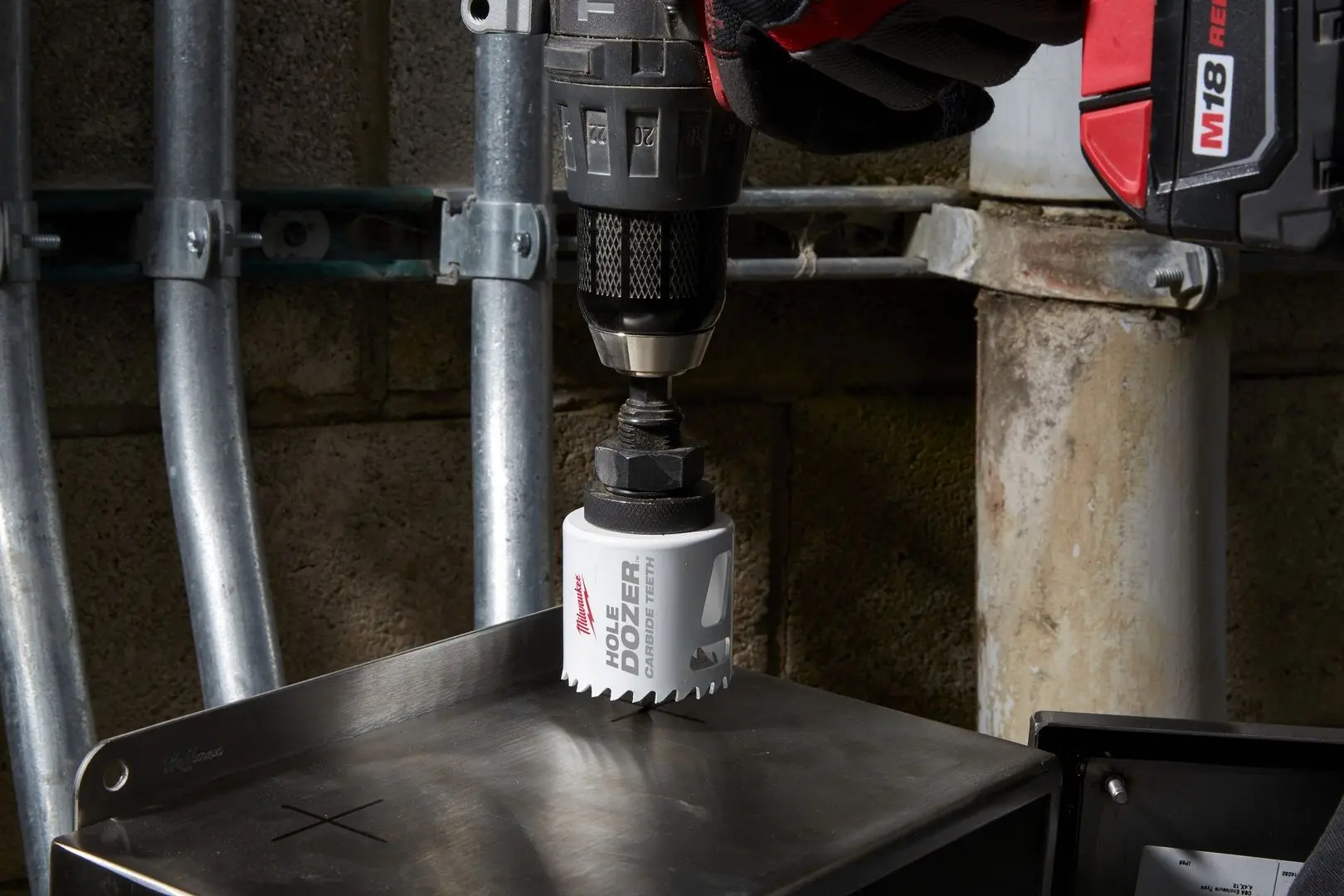 Carota bimetal Milwaukee Hole Dozer Carbide Teeth 41х29mm 49560708