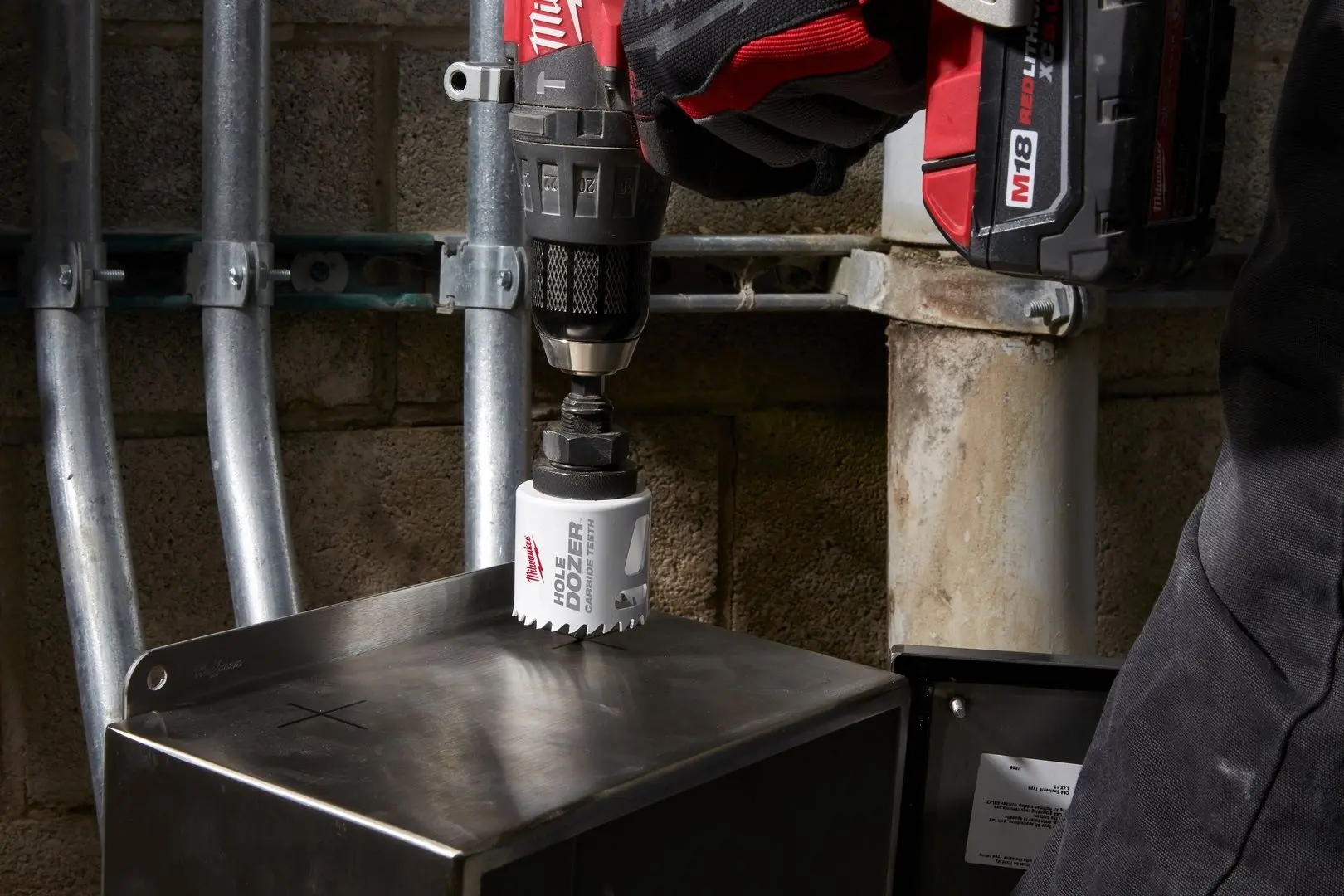 Carota bimetal Milwaukee Hole Dozer Carbide Teeth 41х44mm 49560717