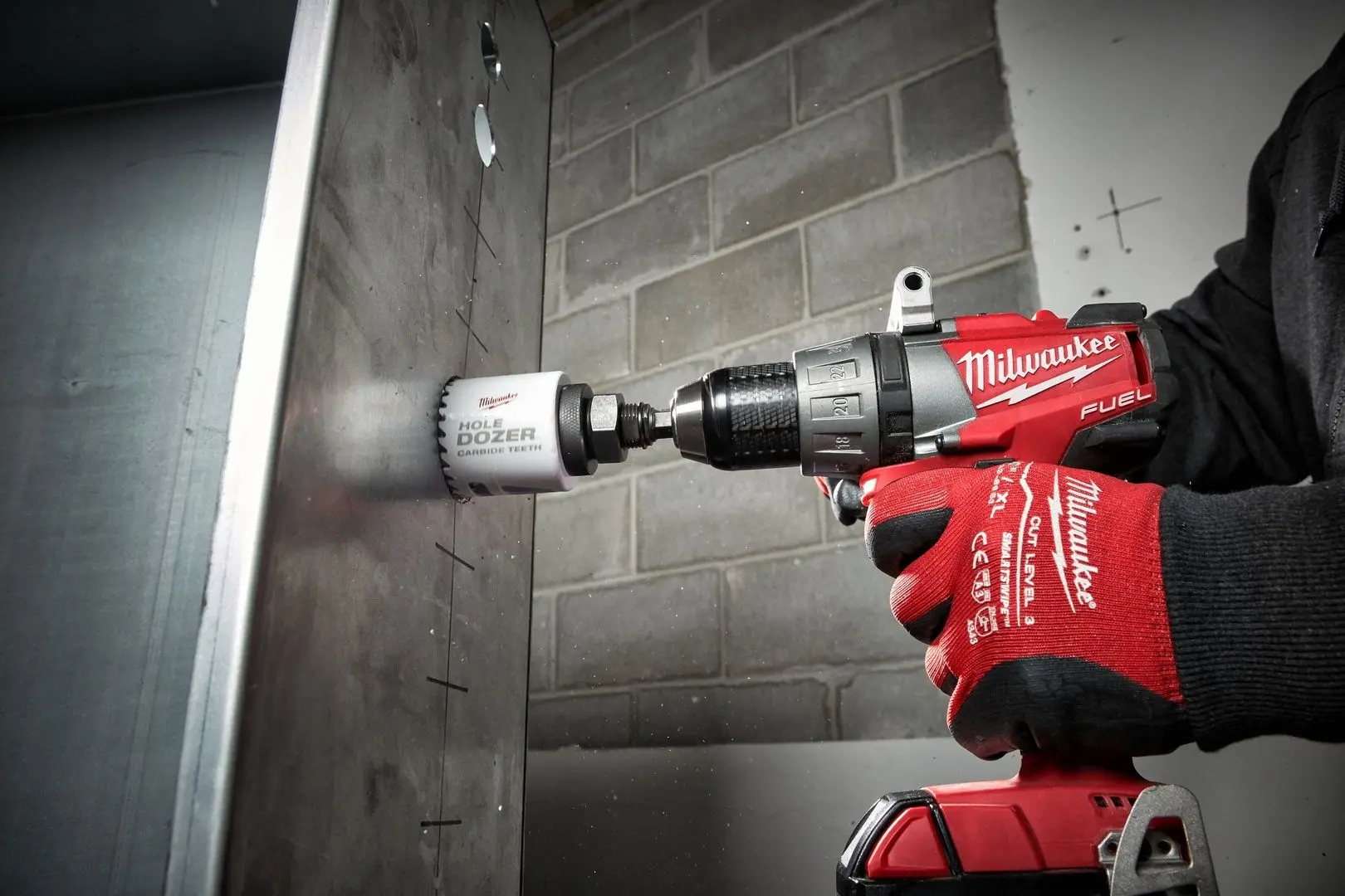 Carota bimetal Milwaukee Hole Dozer Carbide Teeth 41х92mm 49560739