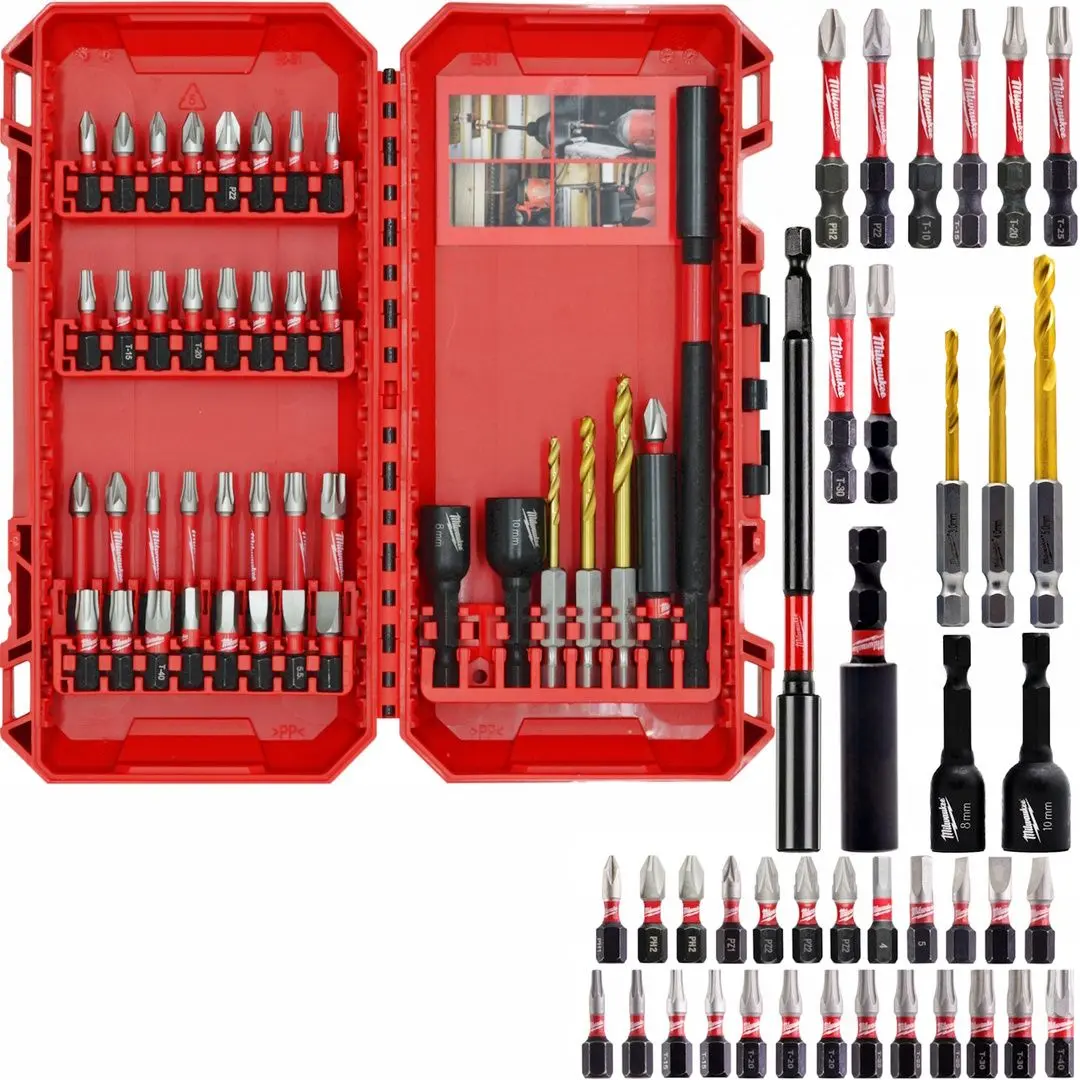 Set biti si burghie Milwaukee 4932492004