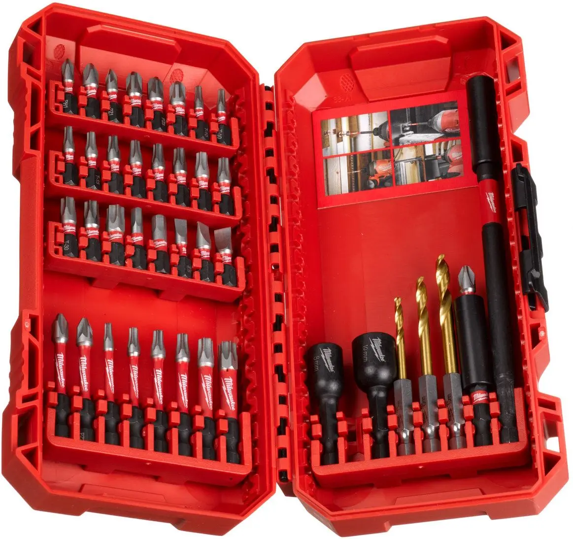 Set biti si burghie Milwaukee 4932492004