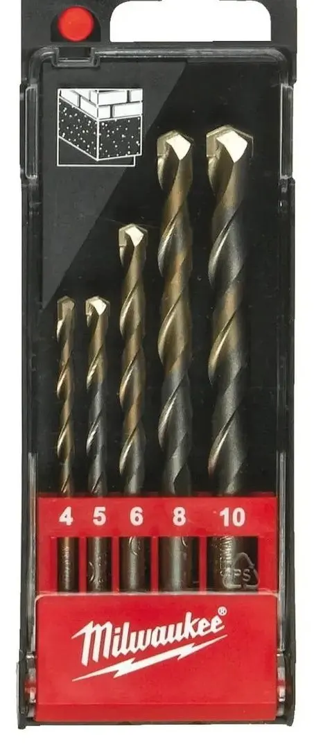 Set burghie pentru beton Milwaukee 4932480157