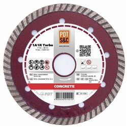 Disc diamantat PDT 1A1R Turbo Concrete 810400TCRTu 180x2.6mm