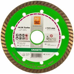 Disc diamantat PDT 1A1R Turbo Granite 810200TGRu 125x2.2mm