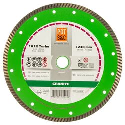 Disc diamantat PDT Turbo Granite 810600TGRu 1А1R 230х22.2mm