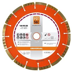 Disc diamantat PDT Universal 830200UNVu 1A1RSS/C3 125х22.2mm