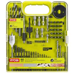 Set chei tubulare si burghii Ryobi RAKDD60