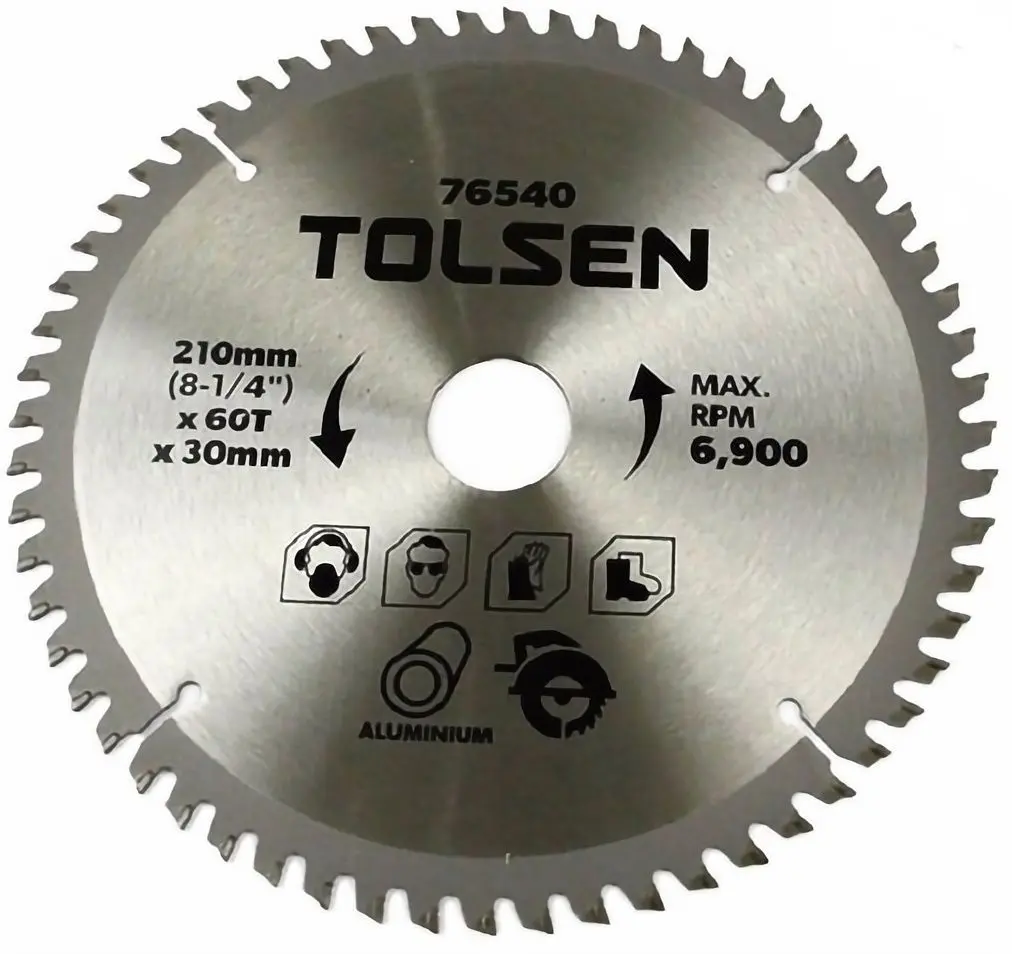 Disc circular Tolsen 76540 210x30mm