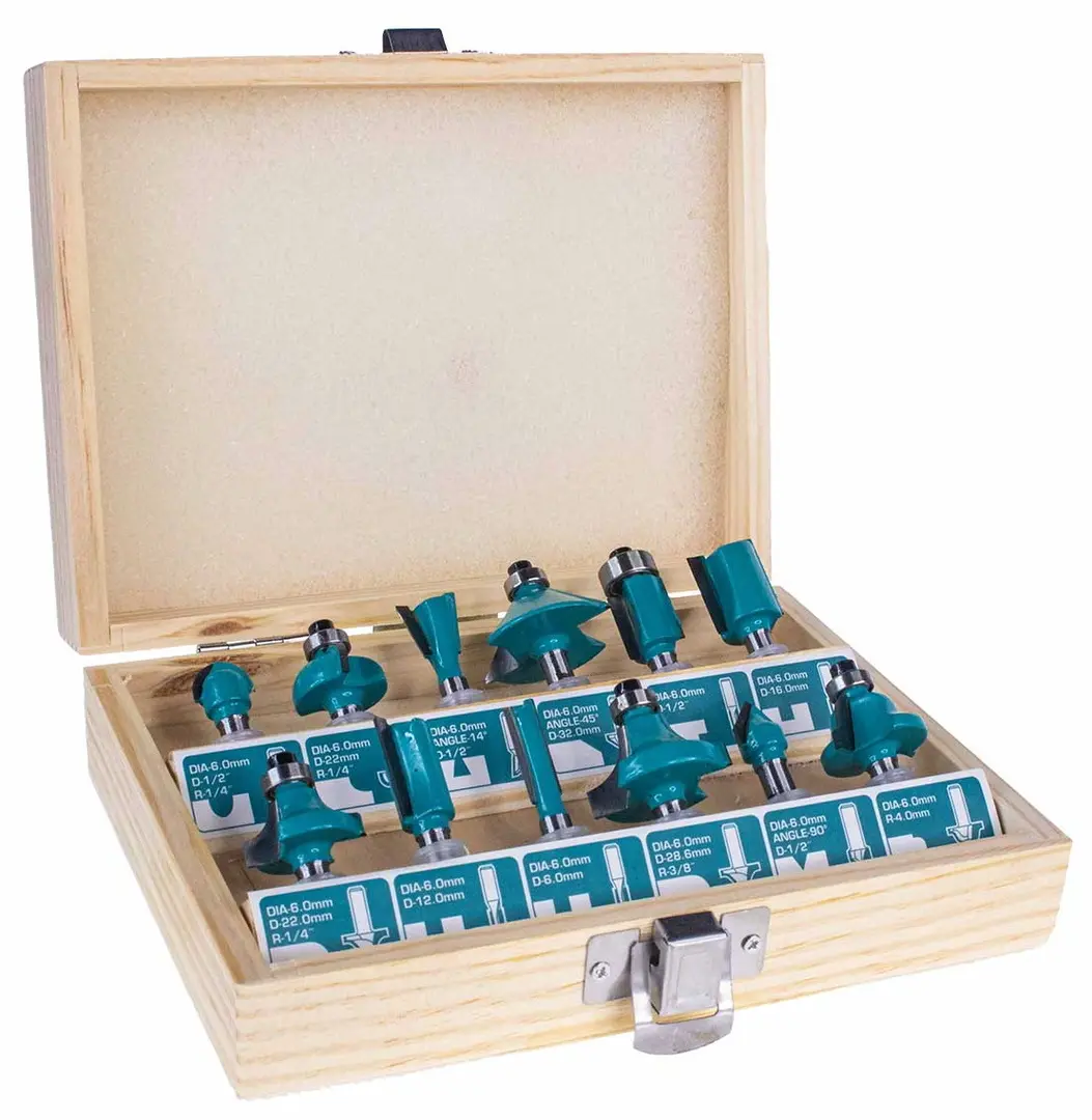 Set de freze pentru lemn Total TACSR0121