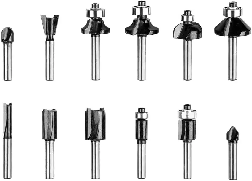 Набор фрез по дереву Verto 60H008