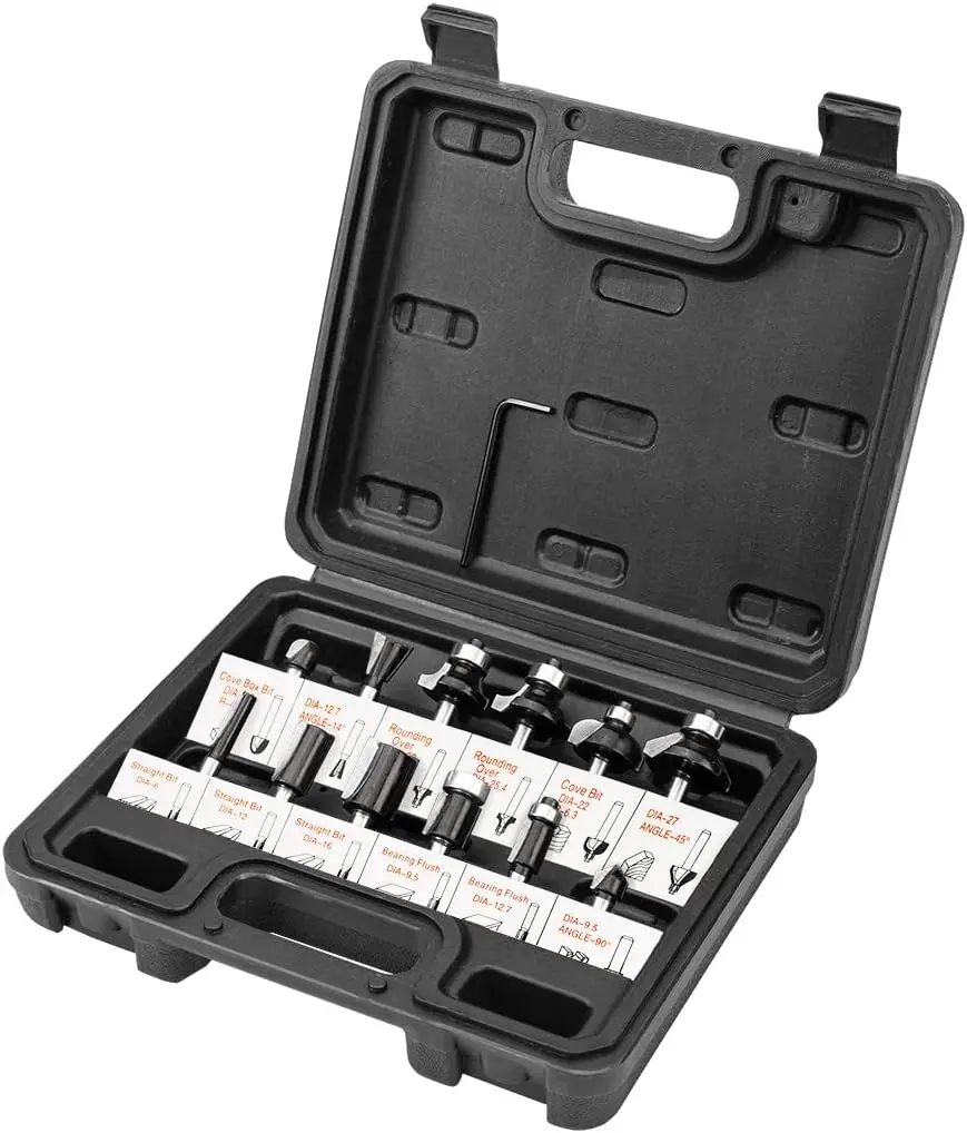 Набор фрез по дереву Verto 60H008