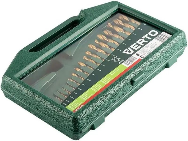 Набор сверл по металлу Verto 60H739