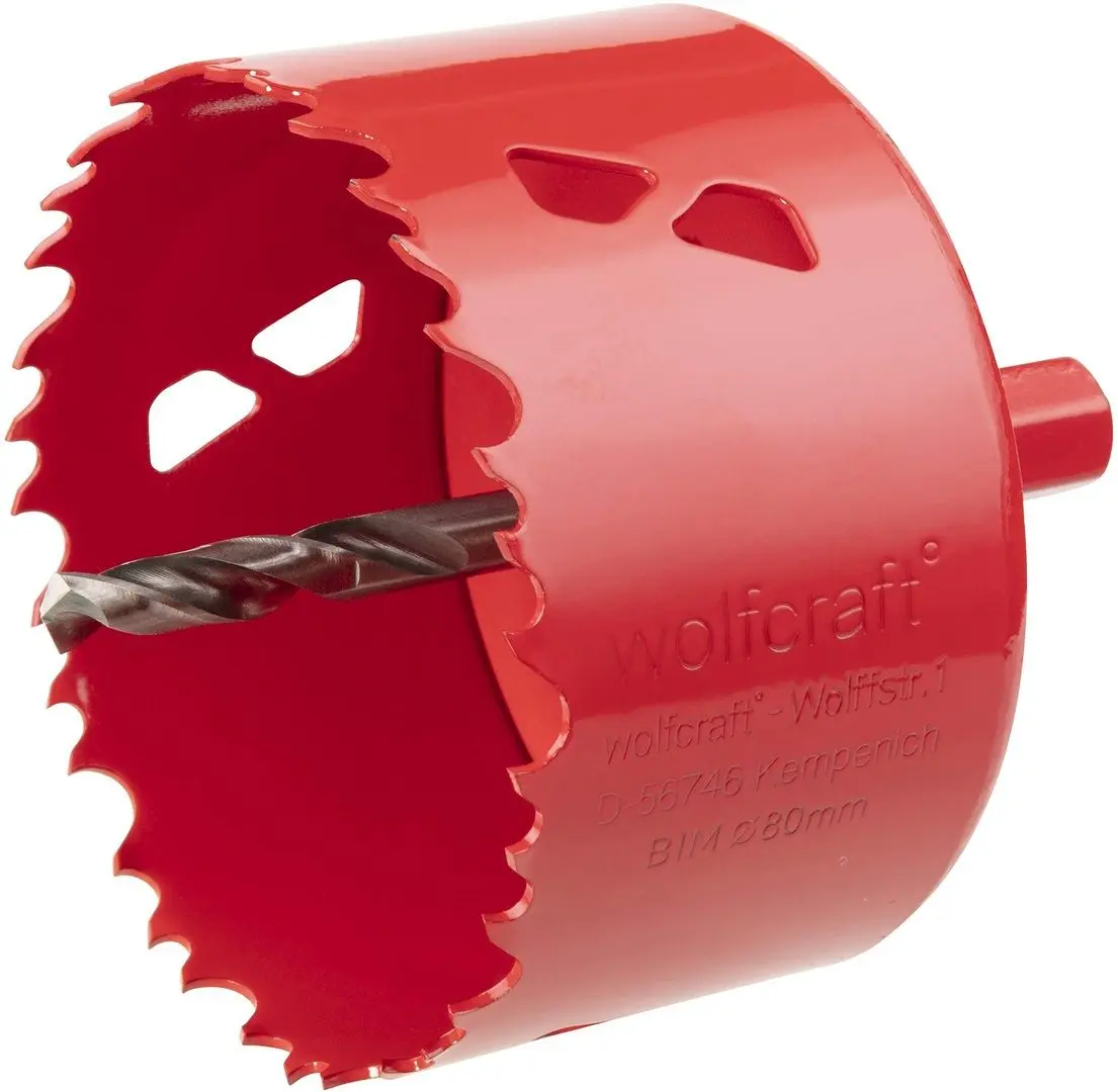 Биметаллическая коронка Wolfcraft 40x80mm 5485000