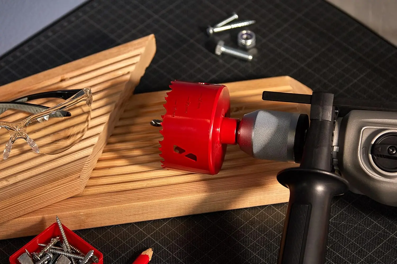 Биметаллическая коронка Wolfcraft 40x92mm 5492000