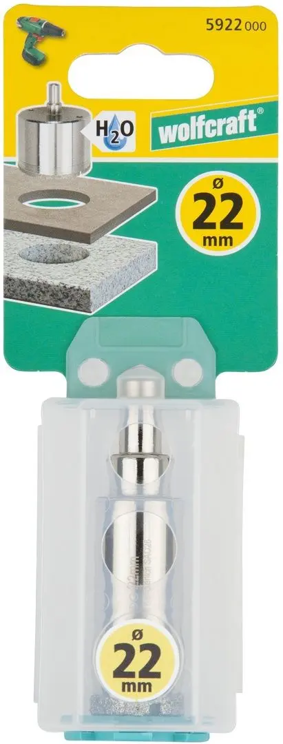 Carota diamantata Wolfcraft Ceramic 5922000 45x22mm