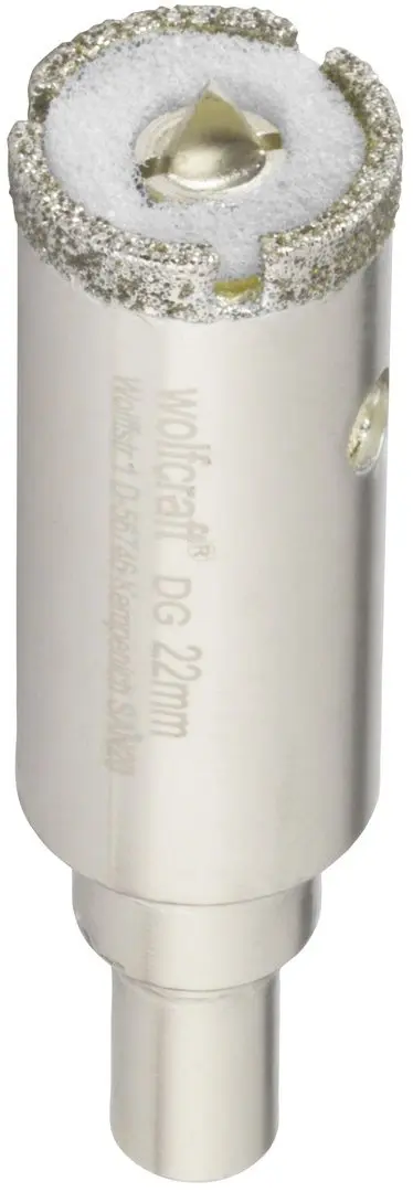 Carota diamantata Wolfcraft Ceramic 5922000 45x22mm