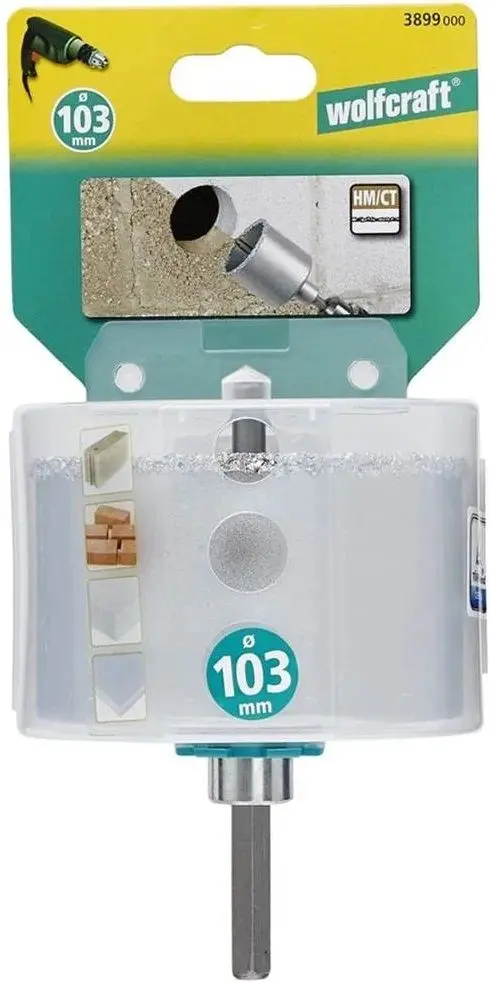 Carota Wolfcraft 3899000 55x103 mm