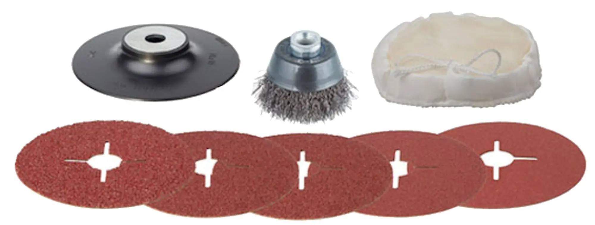 Набор аксессуаров для углошлифовальной машины Wolfcraft 2177000