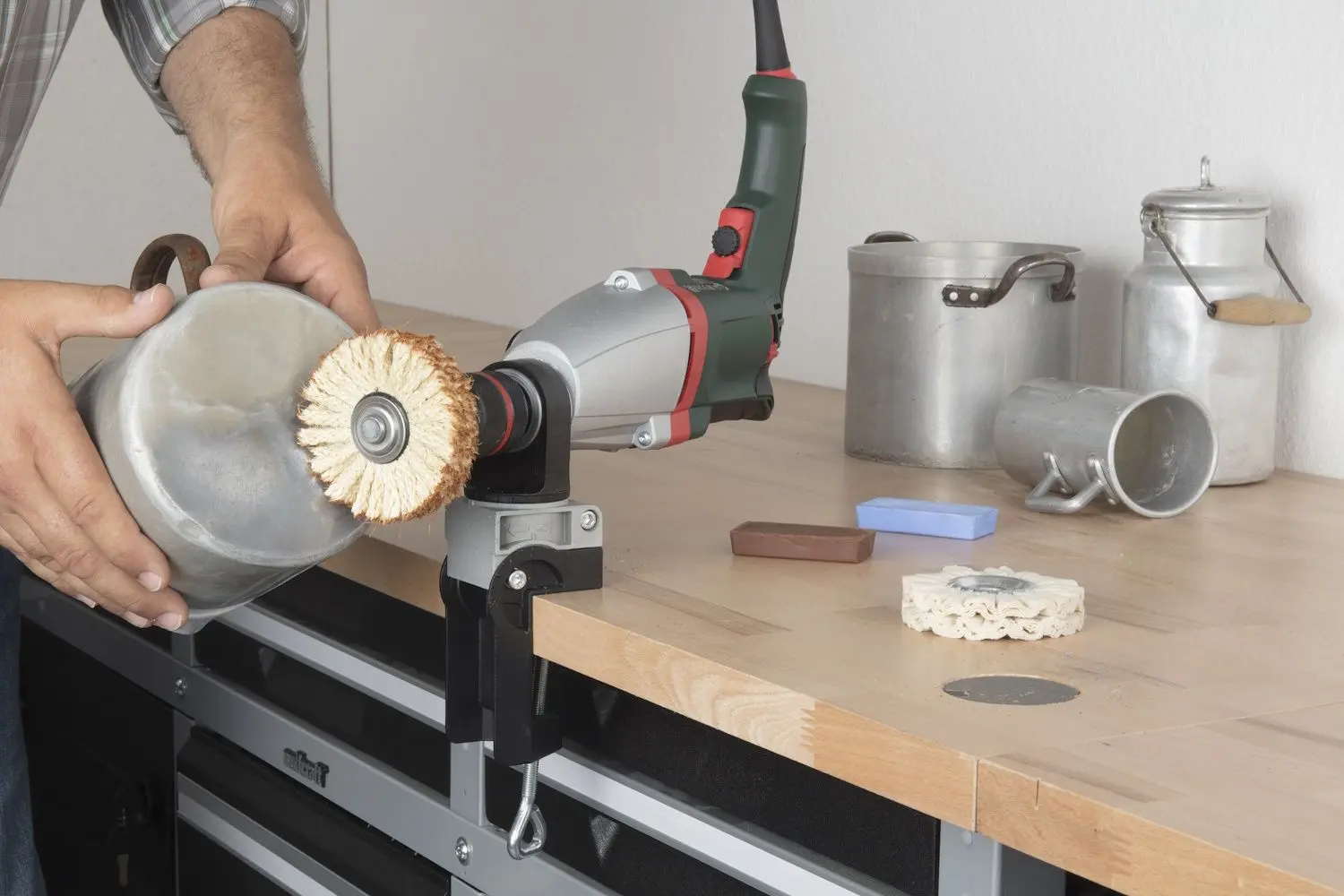 Set de lustruire Wolfcraft 2179000