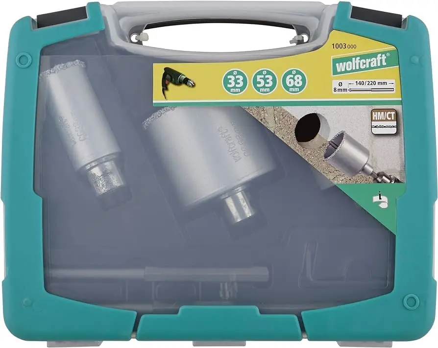 Set coroane Wolfcraft 1003000