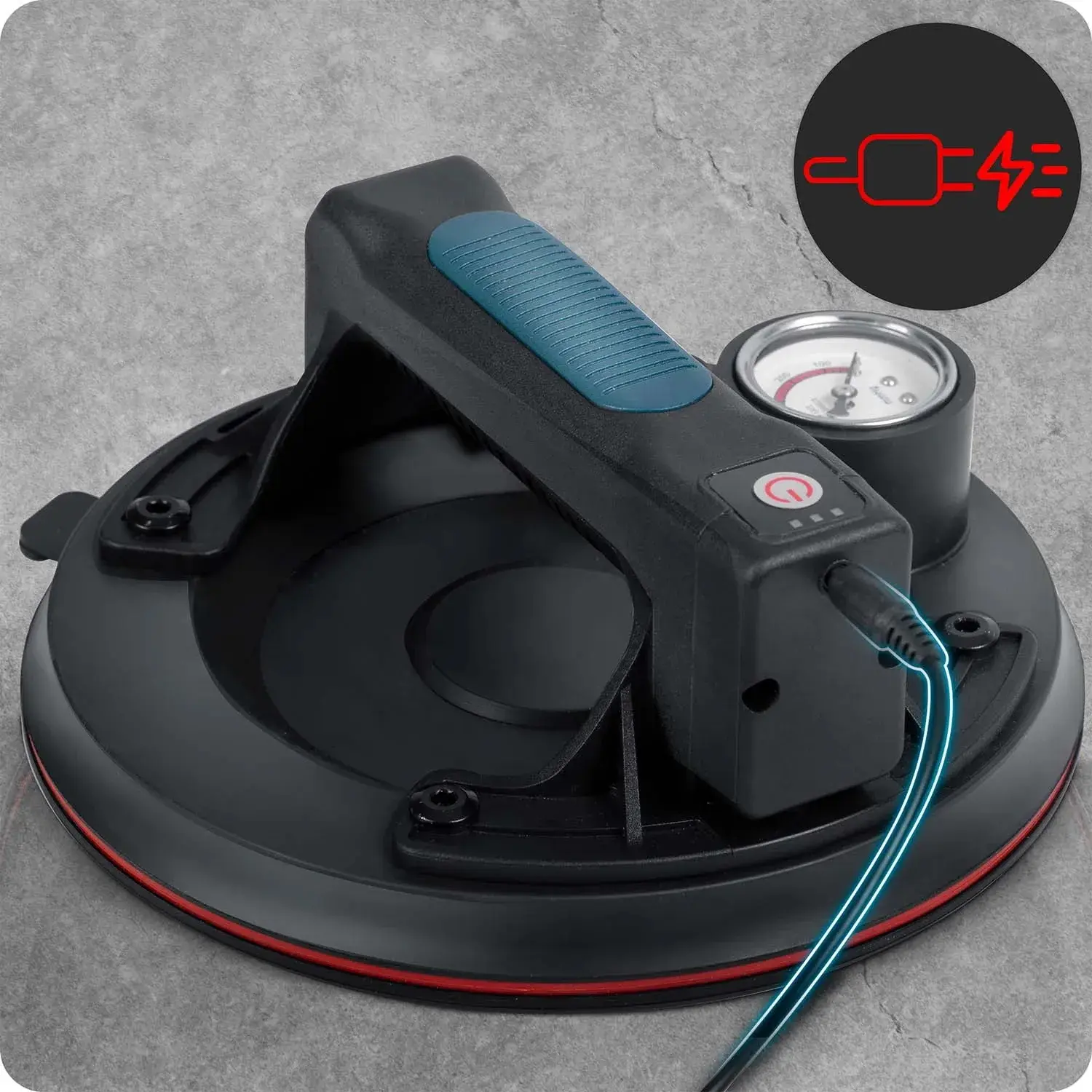 Ventuz cu vid si acumulator Humberg HM-162 516200 (Black/Blue) - 8