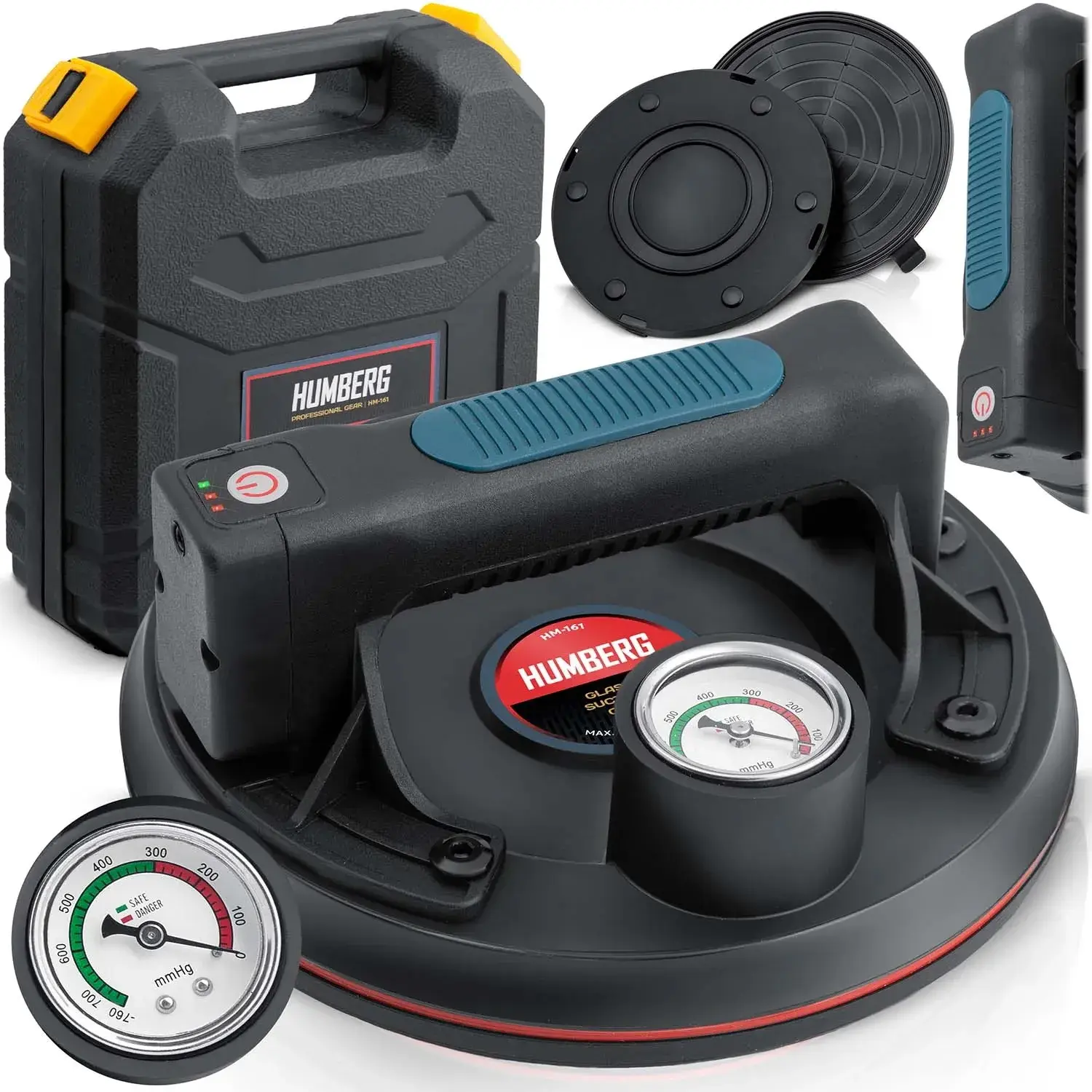 Ventuz cu vid si acumulator Humberg HM-162 516200 (Black/Blue) - 7