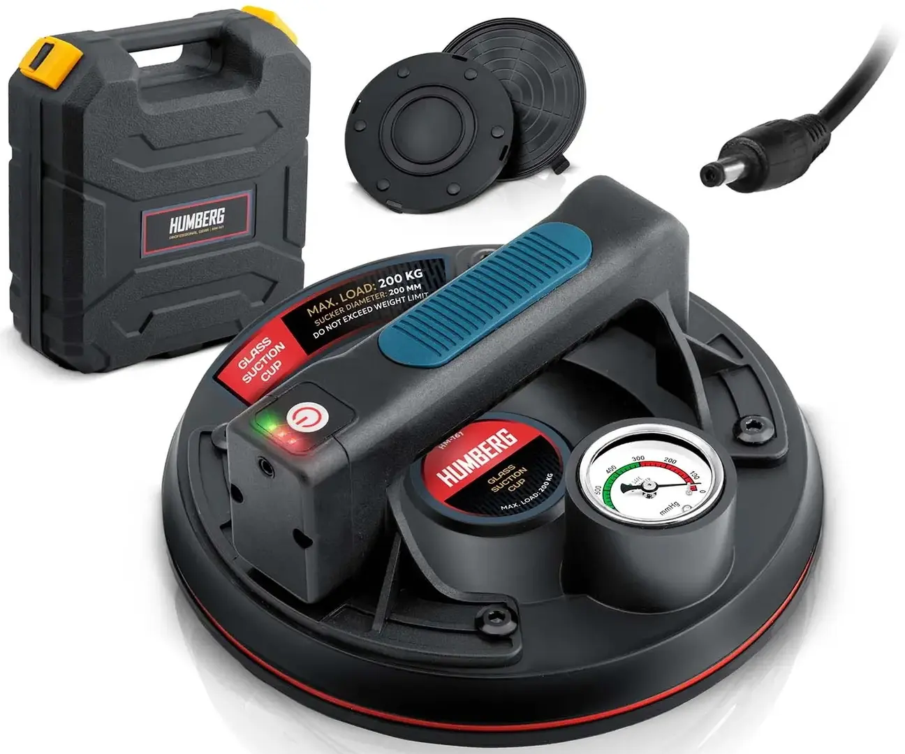 Ventuz cu vid si acumulator Humberg HM-162 516200 (Black/Blue)