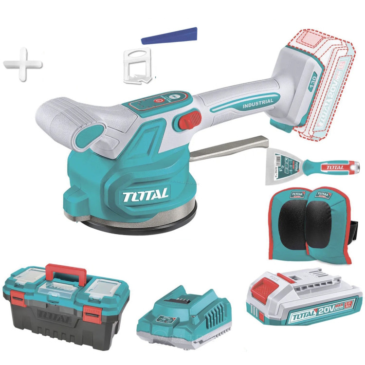 Ventuza vibranta cu acumulator Total TTVLI20018